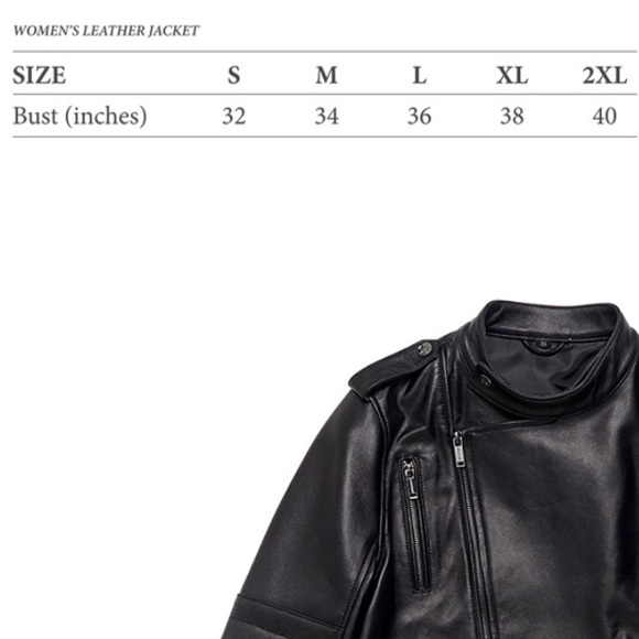 Black Lambskin Moto Jacket - Picture 4 of 5